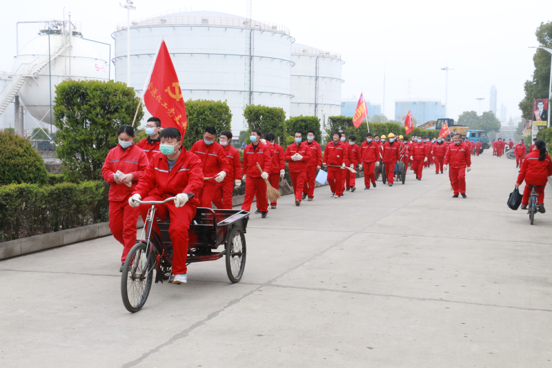 必发888官网集团团委组织“爱我必发888官网 维护生态”植树节活动