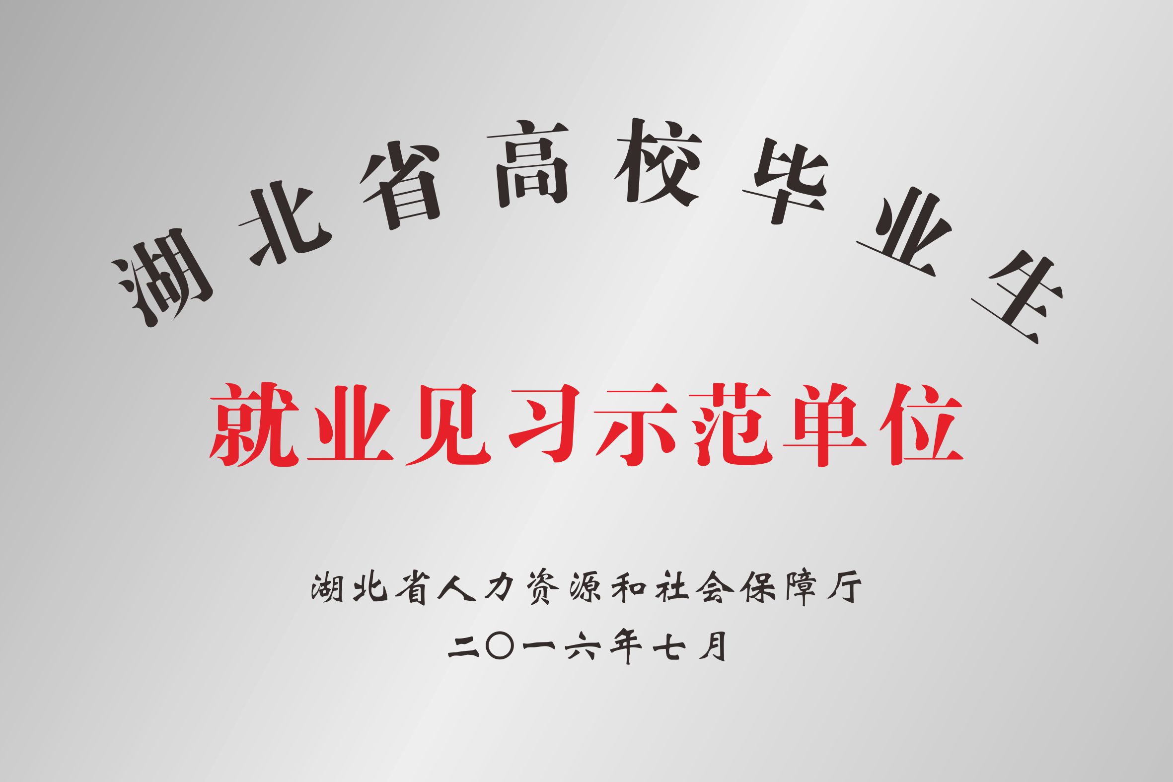 湖北省高校毕业生就业见习示范单位